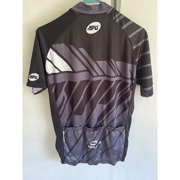 Unisex cycling jersey zippered large SPONEED short sleeve Pocket pouches - Picture 5 of 7